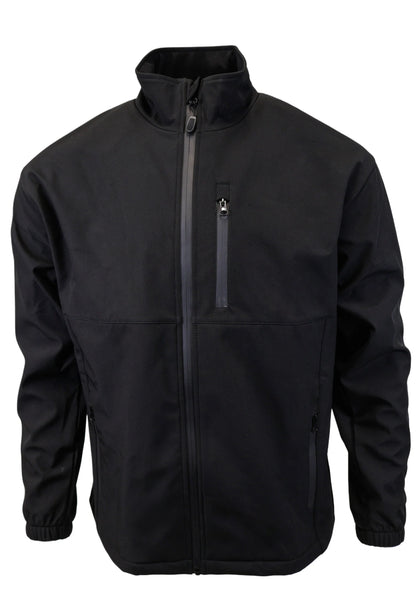 Solid Black Premium Tactical Hunting Jacket – Windbreaker & Waterproof Rain Gear