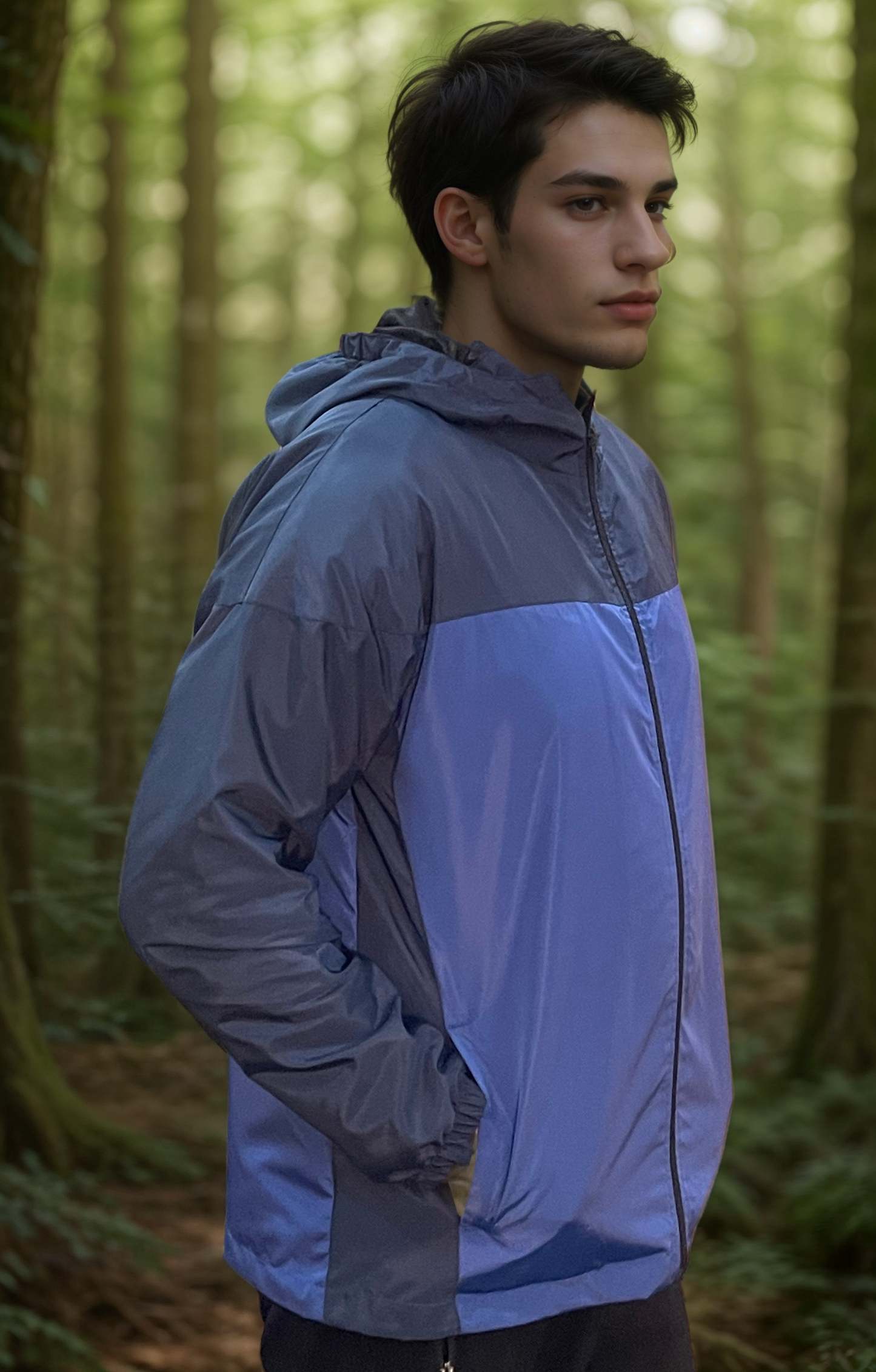 Two Tone Waterproof Windbreaker Pullover Jacket – Best Stylish Rain Gear