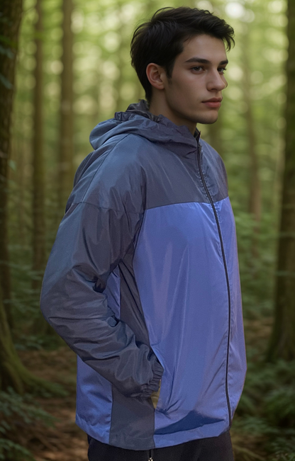 Two Tone Waterproof Windbreaker Pullover Jacket – Best Stylish Rain Gear